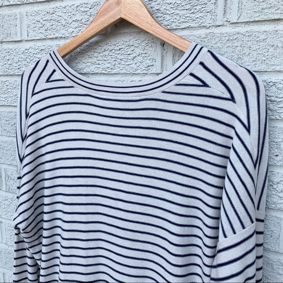 Athleta Retreat Stripe Silk Cashmere Blend Sweater - Picture 9 of 13
